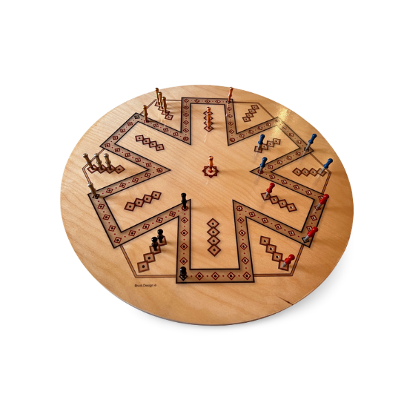 6 Player Pegit Round Hexagonal design