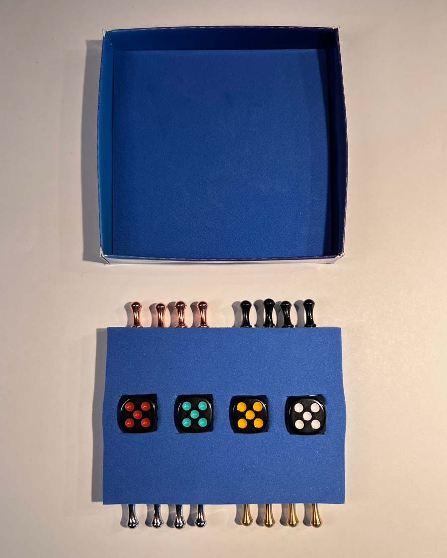 Peg & Dice Kit - 4 player