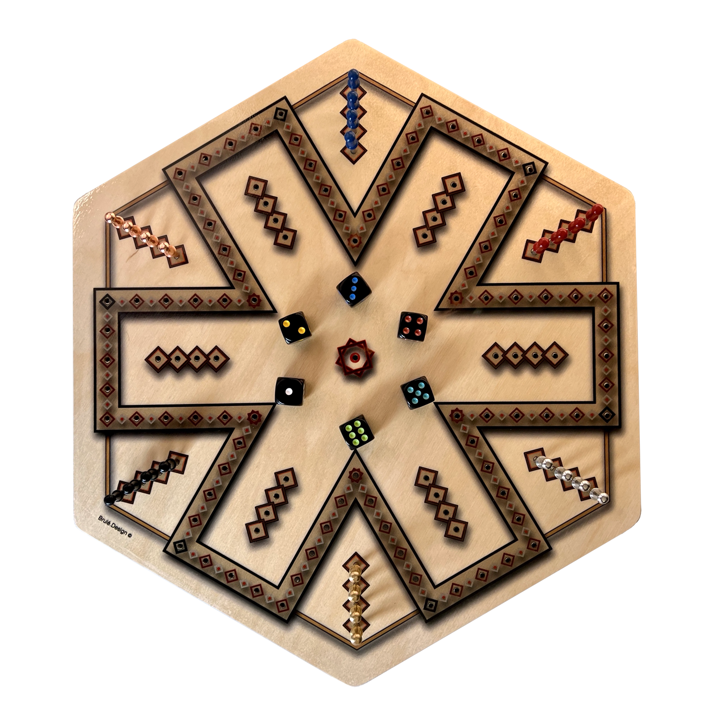 6 player Pegit board