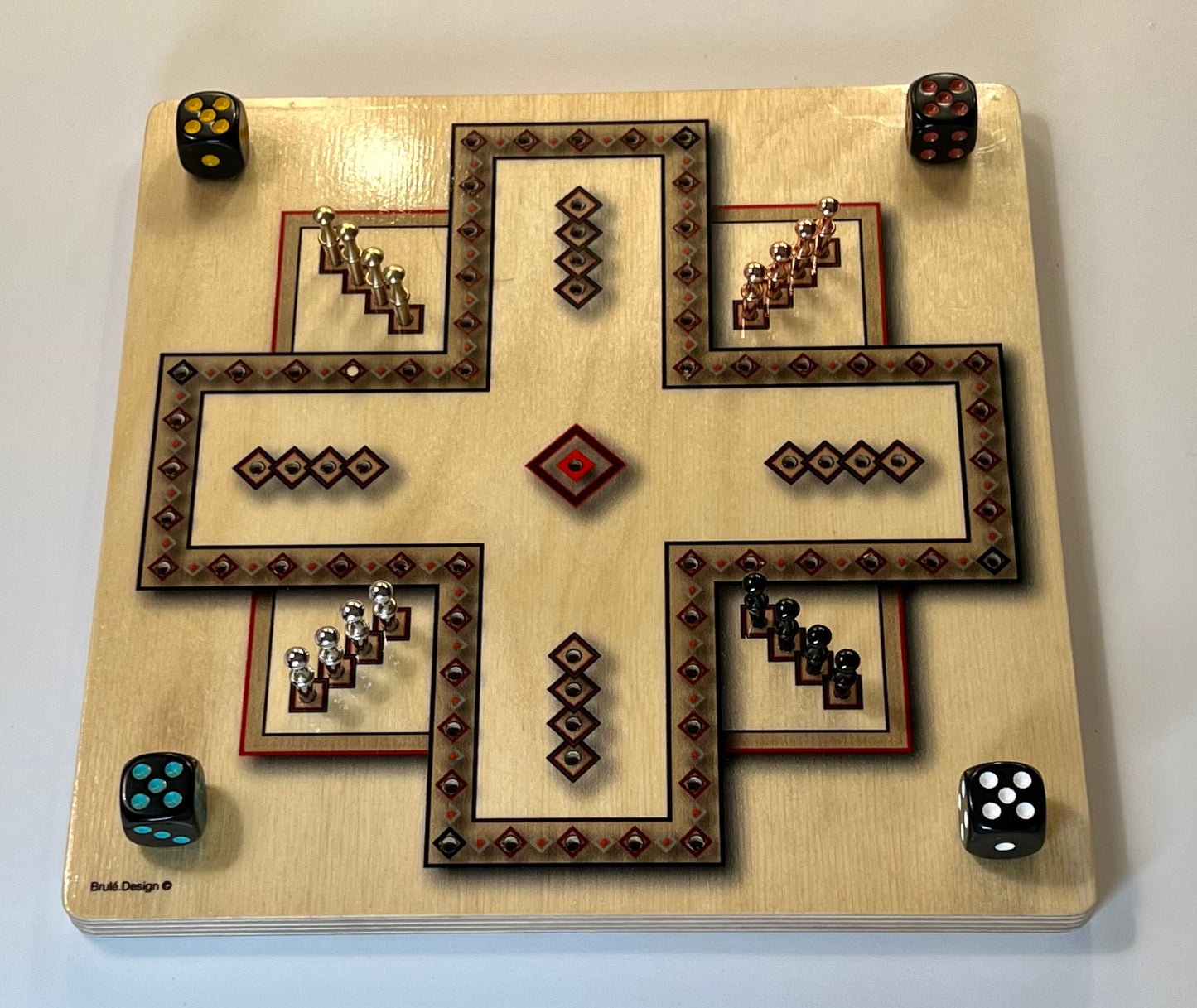 4 player Pegit board - Small 